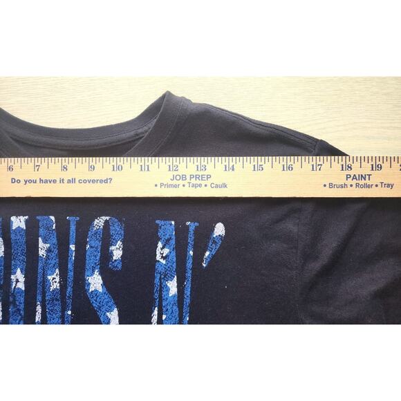 T-SHIRT-GUNS & ROSES-Logo-Rock Band-Vintage Band-Distressed Look-Size Woman MED - Picture 6 of 9